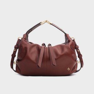 Rag & Bone Brown Leather Top Handle Convertible Crossbody Bag NWT
